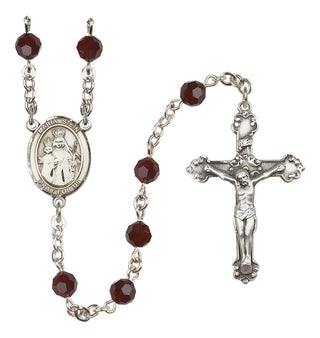 Sterling Silver 6mm Maria Stein  Engraved Catholic Rosaries