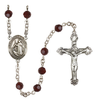 Sterling Silver 6mm Saint Raymond of Penafort  Engraved Catholic Rosaries