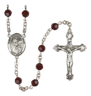 Sterling Silver 6mm Saint Margaret Mary Alacoque  Engraved Catholic Rosaries