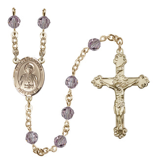 14kt Gold Filled 6mm Saint Peter Chanel  Engraved Catholic Rosaries