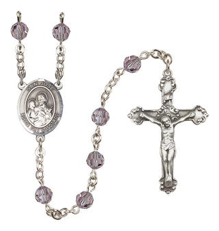 Sterling Silver 6mm San Jose  Engraved Catholic Rosaries