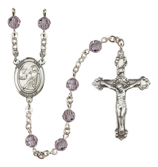 Sterling Silver 6mm Saint Luke the Apostle Rosary