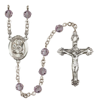 Sterling Silver 6mm Saint Raymond Nonnatus  Engraved Catholic Rosaries