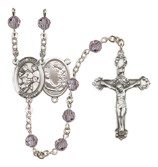 Sterling Silver 6mm Saint Cecilia / Marching Band Rosary