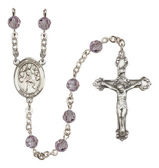 Sterling Silver 6mm Saint Felicity  Engraved Catholic Rosaries