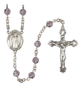 Sterling Silver 6mm Saint Thomas A Becket  Engraved Catholic Rosaries