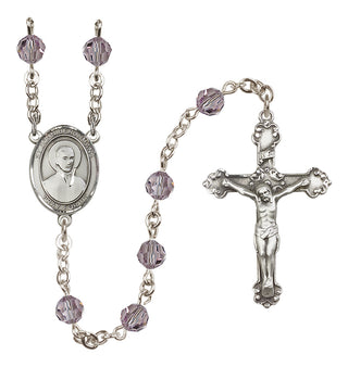 Sterling Silver 6mm Saint John Berchmans  Engraved Catholic Rosaries
