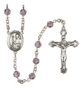 Sterling Silver 6mm Saint Regis  Engraved Catholic Rosaries