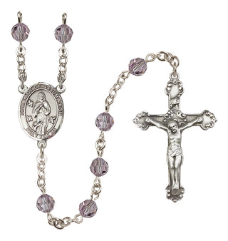 Sterling Silver 6mm Our Lady of Assumption  Engraved Catholic Rosaries