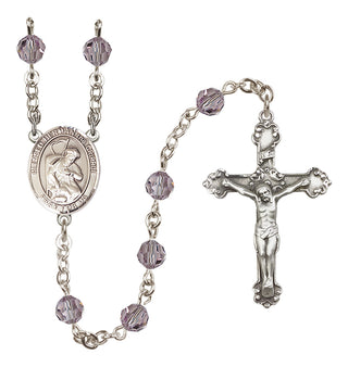 Sterling Silver 6mm Blessed Herman the Cripple  Engraved Catholic Rosaries