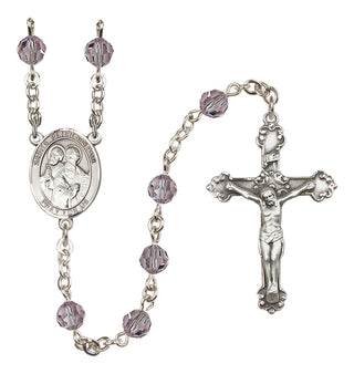 Sterling Silver 6mm Saints Peter & Paul  Engraved Catholic Rosaries