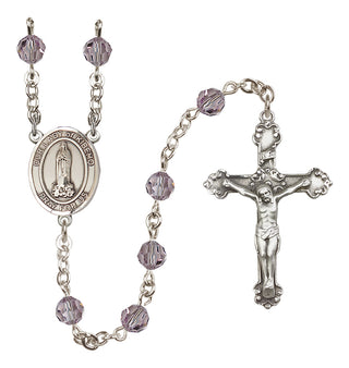 Sterling Silver 6mm Our Lady of Kibeho  Engraved Catholic Rosaries