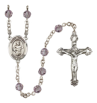 Sterling Silver 6mm Saint Dismas  Engraved Catholic Rosaries