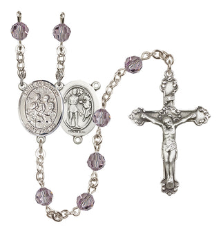 Sterling Silver 6mm Saint Sebastian / Choir Rosary