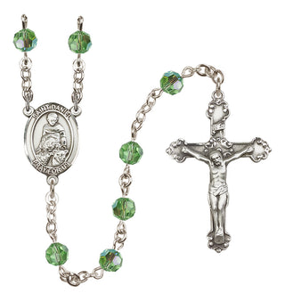 Sterling Silver 6mm Saint Daniel  Engraved Catholic Rosaries