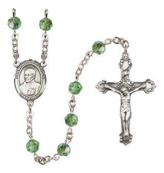 Sterling Silver 6mm Saint Ignatius of Loyola  Engraved Catholic Rosaries