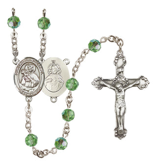 Sterling Silver 6mm Our Lady of Mount Carmel Rosary