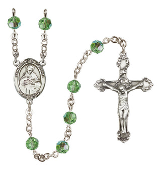 Sterling Silver 6mm Saint Gabriel Possenti  Engraved Catholic Rosaries