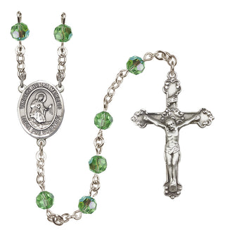 Sterling Silver 6mm Virgen de la Merced  Engraved Catholic Rosaries