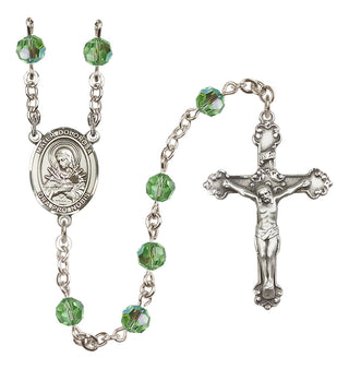 Sterling Silver 6mm Mater Dolorosa  Engraved Catholic Rosaries