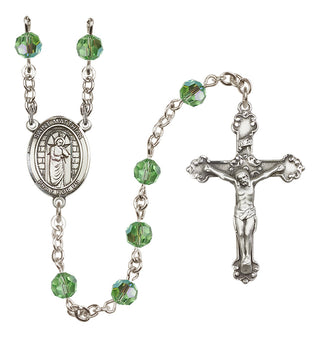 Sterling Silver 6mm Saint Matthias the Apostle  Engraved Catholic Rosaries