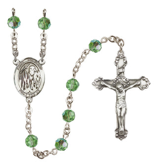 Sterling Silver 6mm Saint Polycarp of Smyrna  Engraved Catholic Rosaries