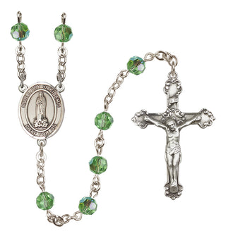 Sterling Silver 6mm Our Lady of Kibeho  Engraved Catholic Rosaries