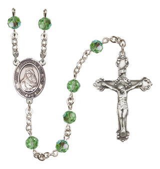 Sterling Silver 6mm Saint Jadwiga of Poland  Engraved Catholic Rosaries