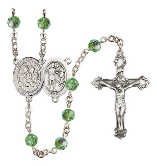 Sterling Silver 6mm Saint Sebastian / Choir Rosary