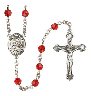Sterling Silver 6mm Mater Dolorosa  Engraved Catholic Rosaries