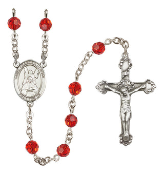 Sterling Silver 6mm Saint Frances of Rome  Engraved Catholic Rosaries