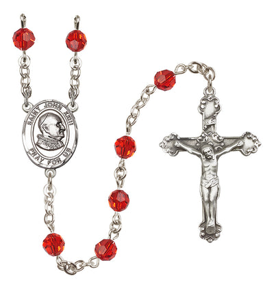 Sterling Silver 6mm St. John XXIII Rosary | Engravable
