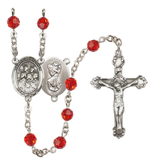 Sterling Silver 6mm Saint Christopher / Choir Rosary