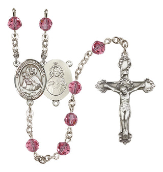 Sterling Silver 6mm Our Lady of Mount Carmel Rosary