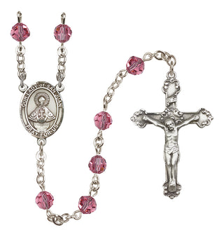 Sterling Silver 6mm Our Lady of San Juan  Engraved Catholic Rosaries