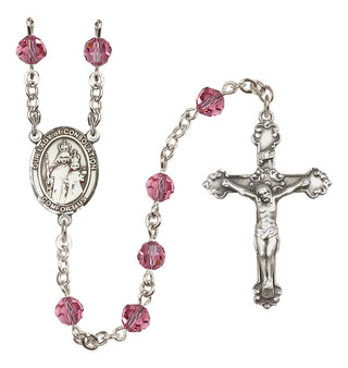 Sterling Silver 6mm Our Lady of Consolation  Engraved Catholic Rosaries