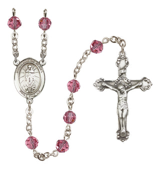 Sterling Silver 6mm Our Lady of Tears  Engraved Catholic Rosaries