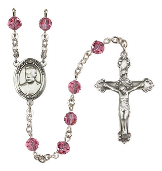 Sterling Silver 6mm Blessed Miguel Pro  Engraved Catholic Rosaries