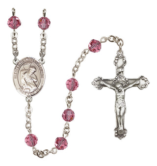 Sterling Silver 6mm Blessed Herman the Cripple  Engraved Catholic Rosaries