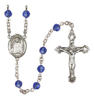 Sterling Silver 6mm Saint Edith Stein  Engraved Catholic Rosaries