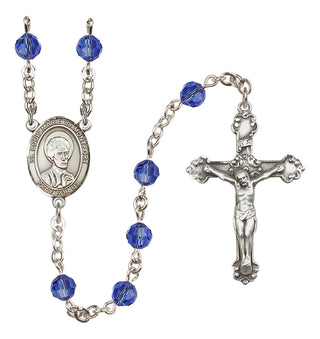 Sterling Silver 6mm Saint Louis Marie de Montfort  Engraved Catholic Rosaries