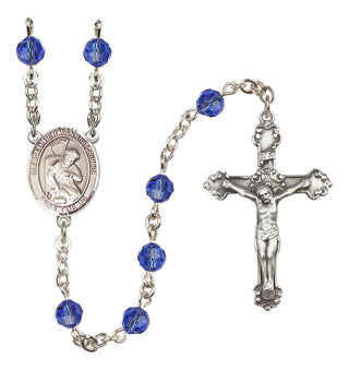 Sterling Silver 6mm Blessed Herman the Cripple  Engraved Catholic Rosaries