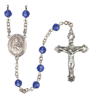 Sterling Silver 6mm Saint Fidelis  Engraved Catholic Rosaries