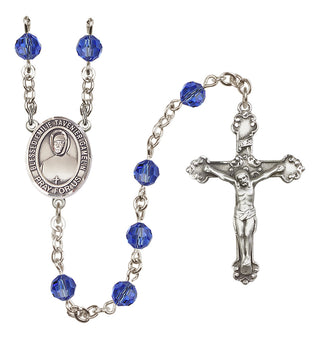 Sterling Silver 6mm Blessed Emilie Tavernier Gamelin  Engraved Catholic Rosaries