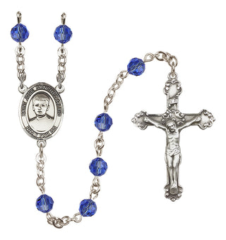 Sterling Silver 6mm Saint Jose Sanchez del Rio  Engraved Catholic Rosaries