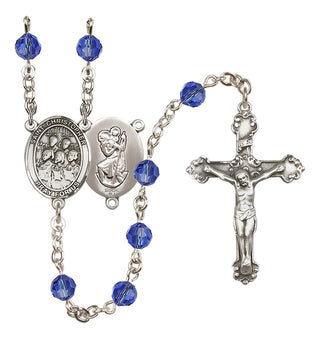 Sterling Silver 6mm Saint Christopher / Choir Rosary