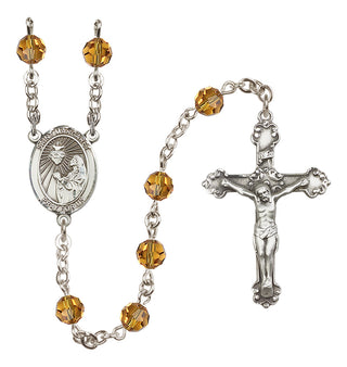 Sterling Silver 6mm Saint Margaret Mary Alacoque  Engraved Catholic Rosaries