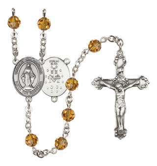 Sterling Silver 6mm Virgen Milagrosa Rosary