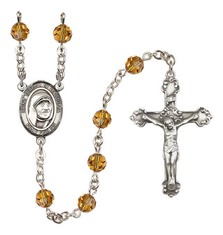 Sterling Silver 6mm Saint Teresa of Calcutta  Engraved Catholic Rosaries