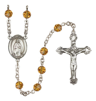 Sterling Silver 6mm Saint Odilia  Engraved Catholic Rosaries